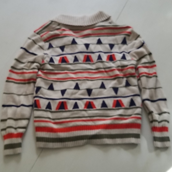 Tribal Aztec pattern vintage cardigan button up sweater - Picture 6 of 6